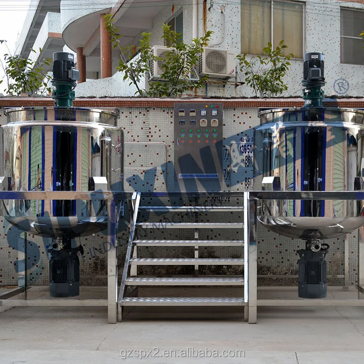 Sipuxin mixing liquid detergent mixer tank/liquid soap mixer/shampoo production line