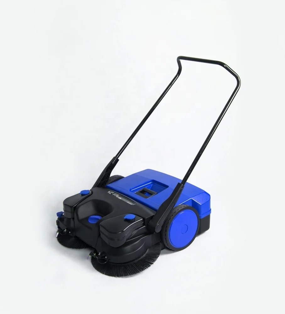 barredoras industriales nylon roller cleaning brush hand propelled sweeper