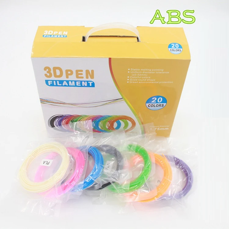 
3D Printer Pen 3m ABS Plastic Filament Refill 1.75 mm 