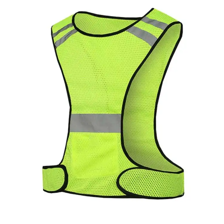 
EN471 class 2 high visibility reflective bicycle safety vest for bike motor cycling running safety 