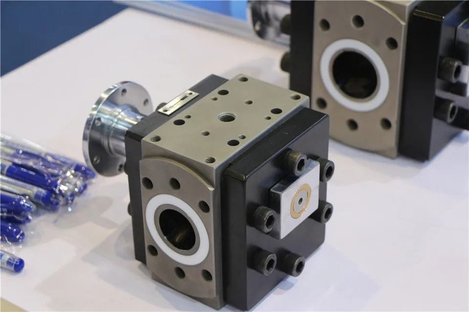 batte herringbone chemical industry polymer cast film extrusion line hot melt adhesive gear extruder melt pump design