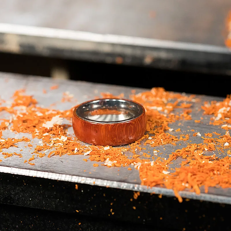 4mm/6mm/8mm customized mens tungsten carbide jewelry blank ring for wood inlay