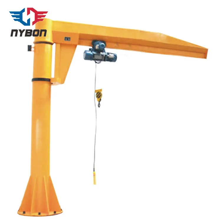 
Pillar fixed jib crane with dwg format drawing 