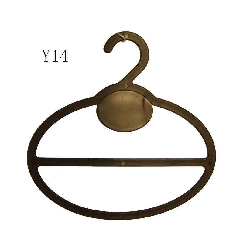 Hot sale custom hijab hanger holder stock round plastic scarf hanger for scarves shawl display