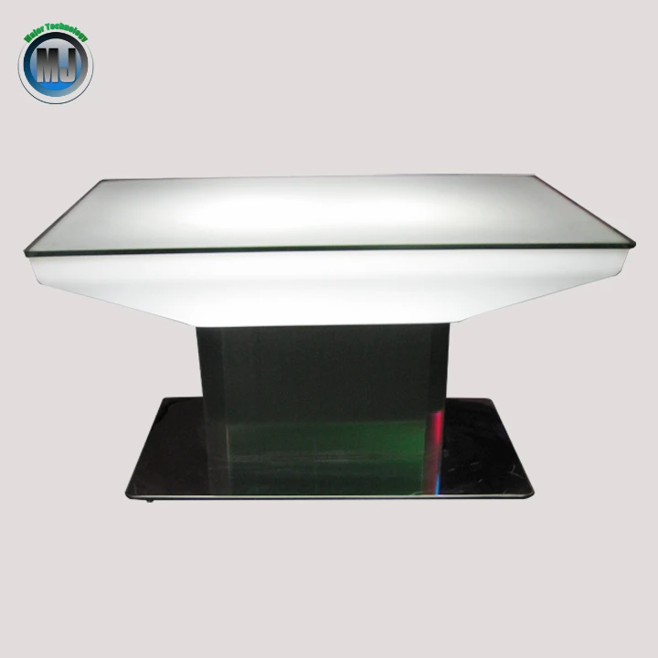
Hot Sale New Design High LED Glowing Cocktail Table Battery Power Light up Bar Table 
