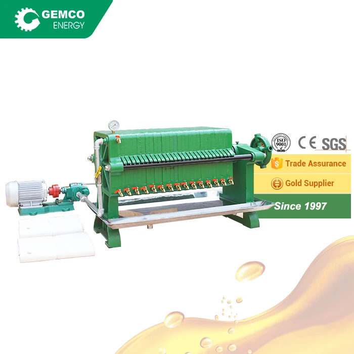 China oil filtering press small vegetable oil filter machine