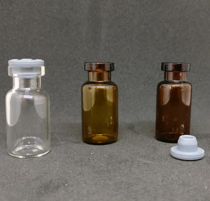 Clear  Pharmaceutical  Glass Vials 1-30ml