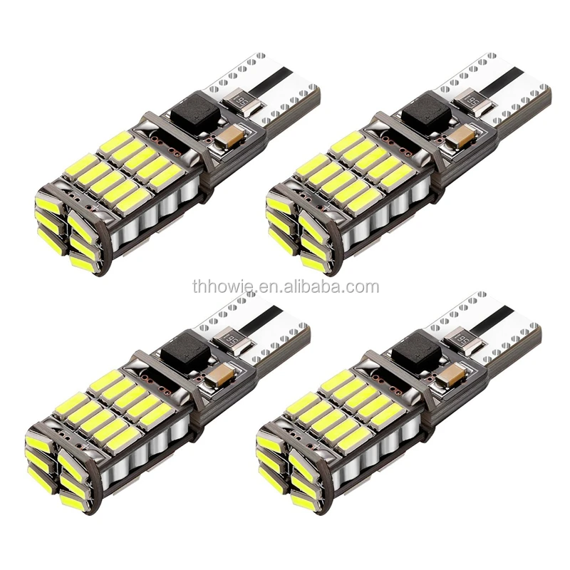 t10 socket 194 led w5w car interior light 26 SMD 4014 pure white auto reading lamp canbus no error 12V car light accessories