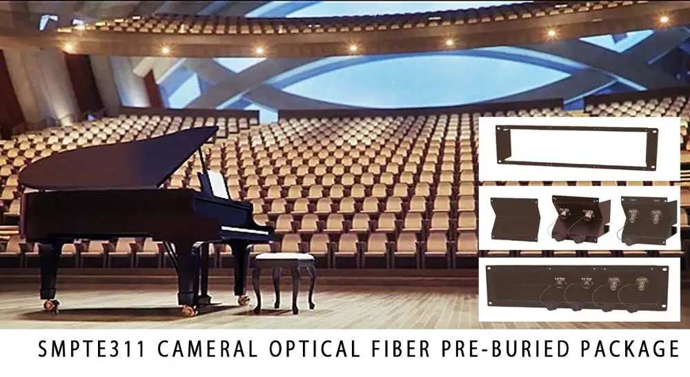 
Camera standard cable pre-buried system SMPTE-311M 