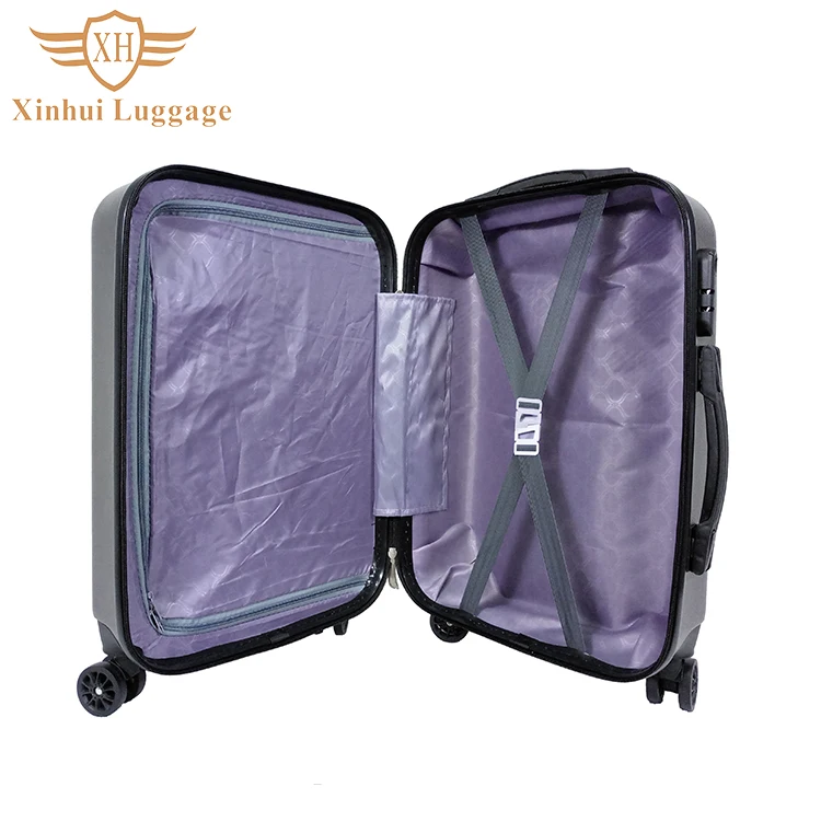 Cheap sale new design hard shell plastic suitcase carry-on ABS 4 wheels hand luggage easy trip suitcase