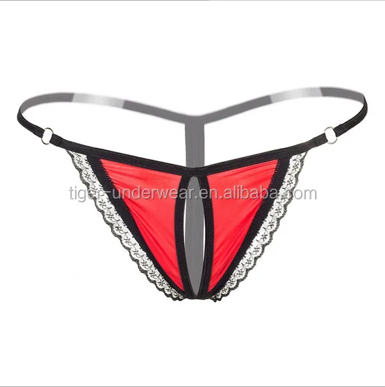 Young Teen Milk Silk T-back Panties Good Quality sexy Teens Girls Sexy Lingerie