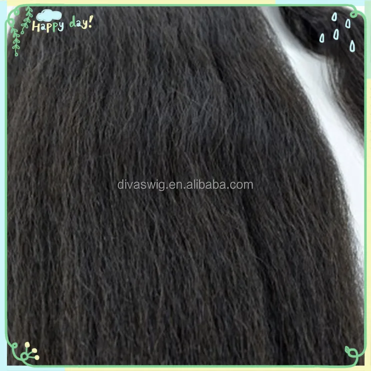 Light yaki Straight Ponytail for black women Clip in Human Hair Ponytail Extensions ponytail hairpiece Hot sell