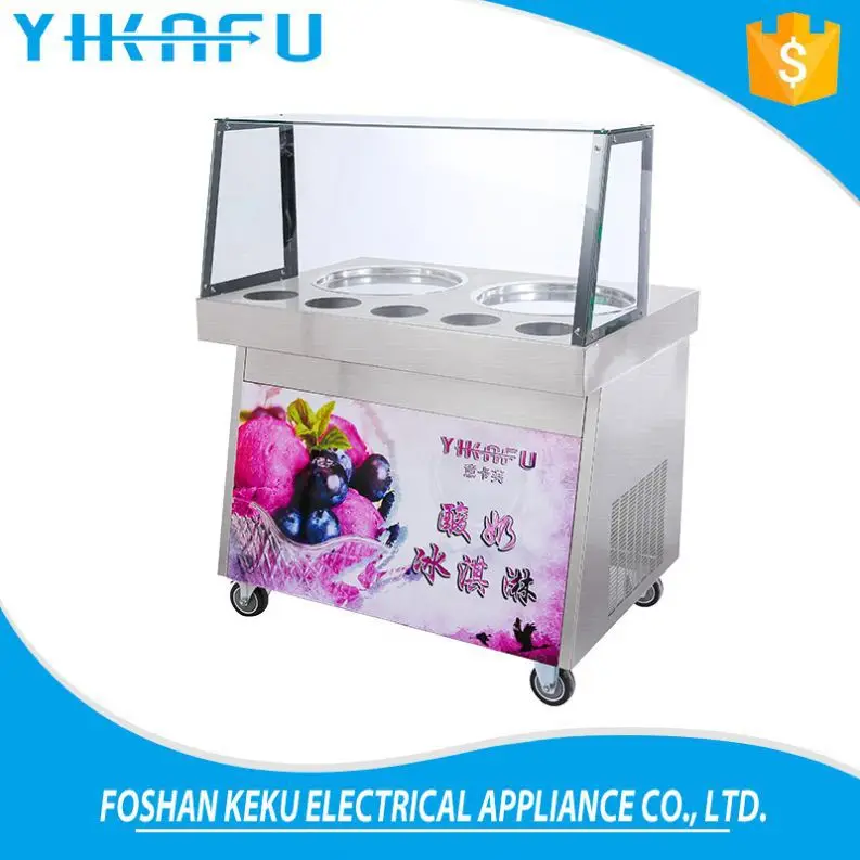 Quality Guarantee Durable fried ice cream  rolls making machine