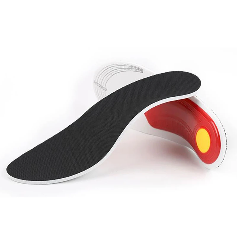 Anti-vibration moderate pressure breathable  arch support unisex adult orthopedic insoles