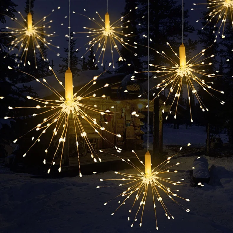 Evermore Home Garden Wedding 3D Outdoor Hanging Twig Tree Blossom decoration christmas led starburst light