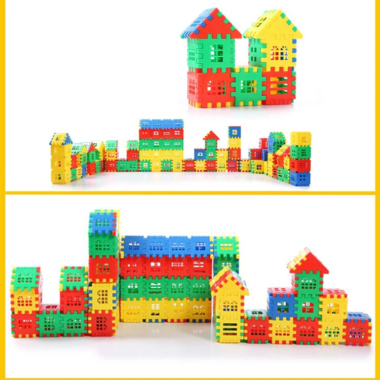 
Safe Baby Informative Toy Building Block Big Waffle Block High Tech carpet foam pads for kids 
