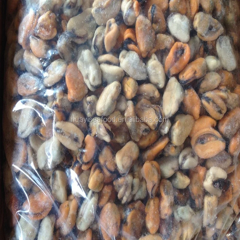 frozen mussel meat (Mytilus Edulis) spawns from April to September depending on water temperature.