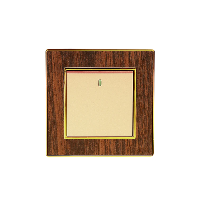 Роскошный дизайн, настенные электрические переключатели, 1 комплект, 1 канал