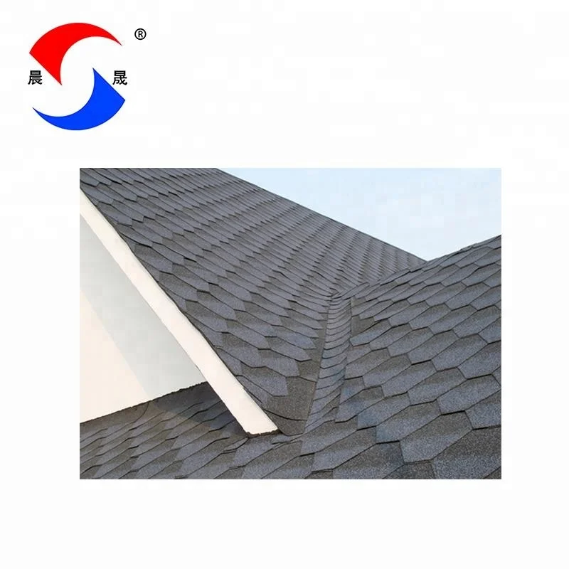 Blue colour 3-Tab asphalt shingle  for construction roofing