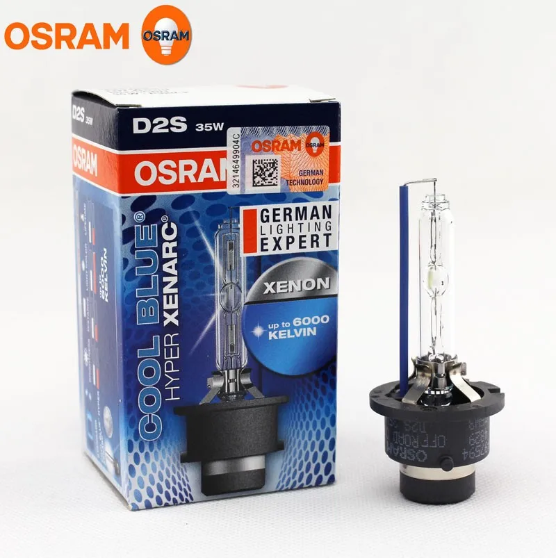 Osram Cool Blue Hyper Xenon Bulb 6000K White Auto Head Lamp Hid Offroad Lights