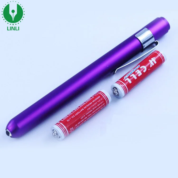 
Colorful Metal Medical Pen Flash Light, Flashlight With Clip, Work Flashlight 