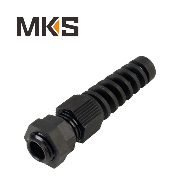 PG9 black high quality plastic cable gland pvc