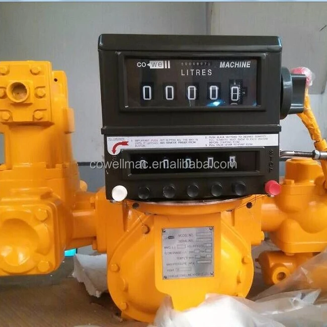 cowell liquid control bulk flow meter positive displacement flowmeter