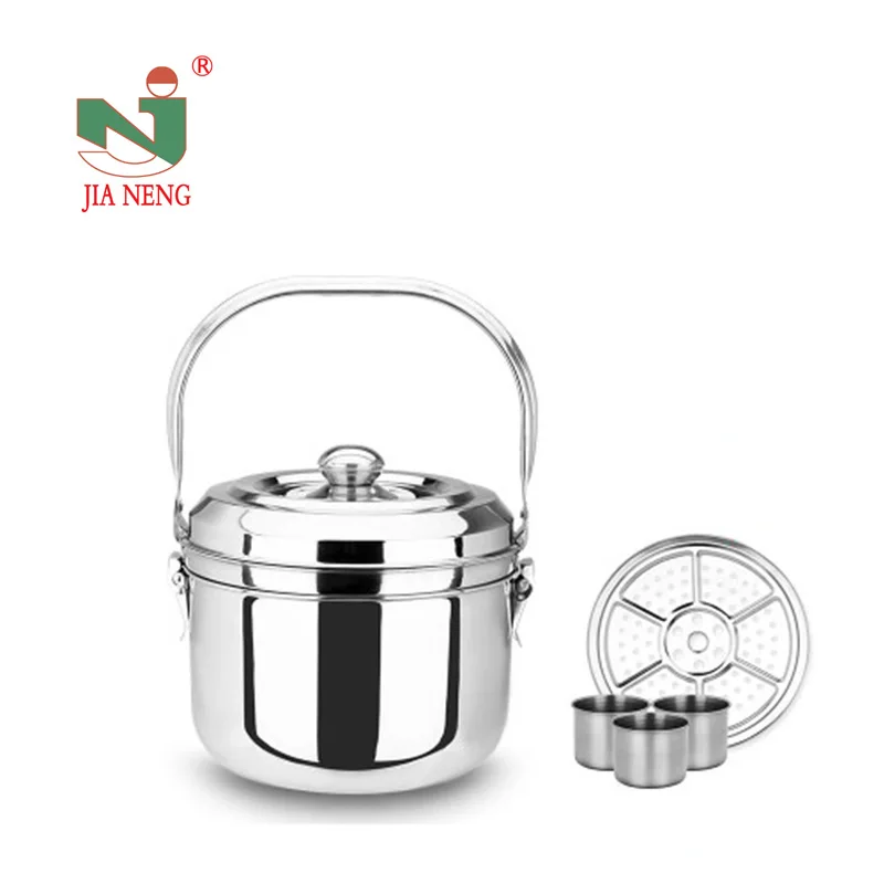 Magical Stainless Steel No Fire re-cooking pot energy saving pot hot thermal pot