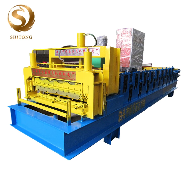 Double layer colore Roof Tile production machine