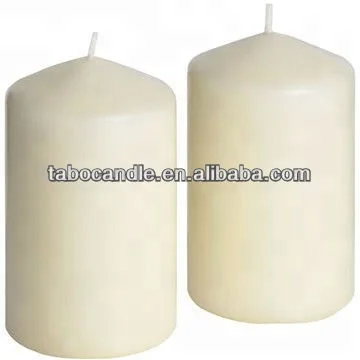 
wholesale spiritual large fat unscented church pillar candle 