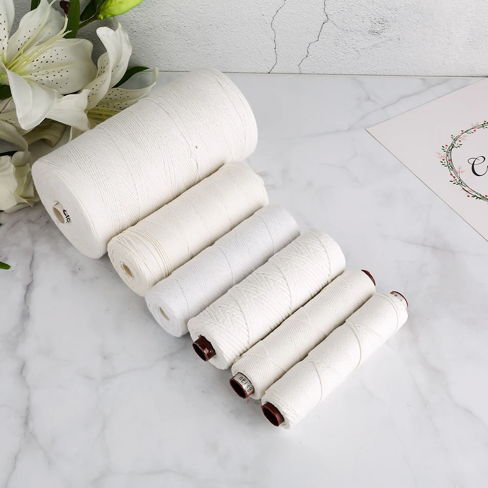 good price of leadless smokeless Cotton Candle Wick spool roll