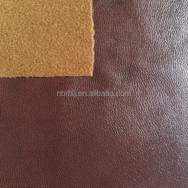 Solvent Free Luxury Natural PU Leather Material for Sofa Upholstery Furniture