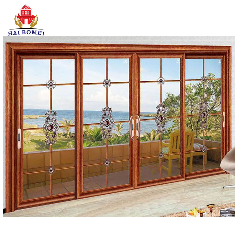 new styles pulley aluminium sliding wardrobe door aluminum hanging glass sliding door