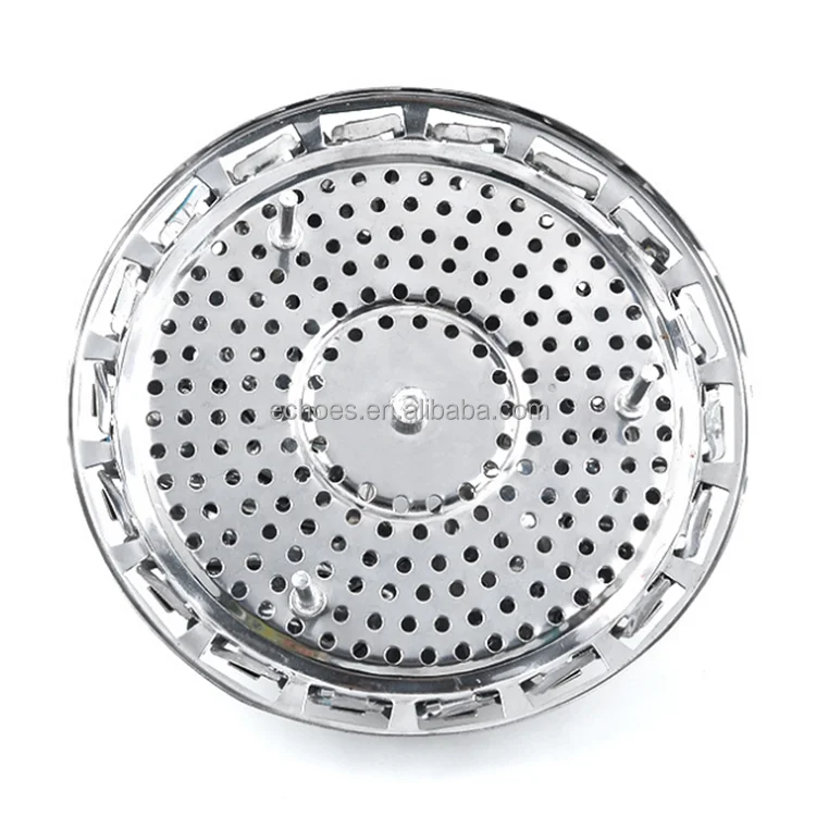 
9 inches stainless steel folding vegetable food dumpling steamer 