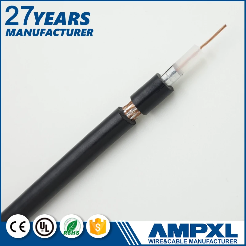 Универсальный бесплатный образец AL 32% ~ 100% покрытие ставка спутниковый ресивер syv-75-3 коаксиального кабеля