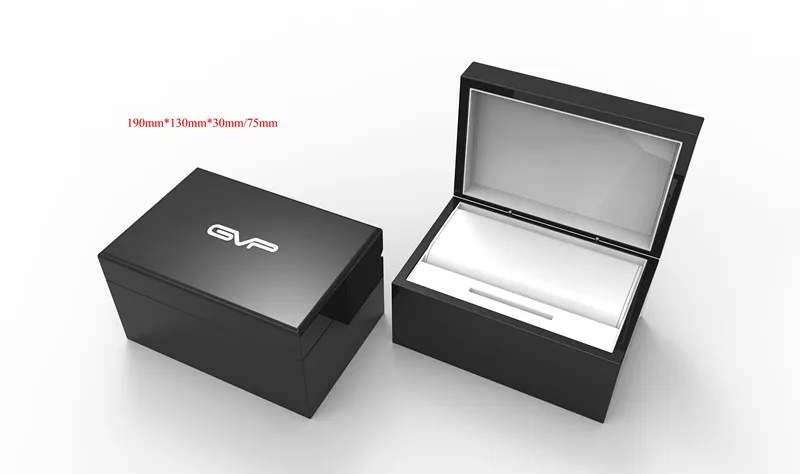 superior genuine black leather zipper watch case for single watch