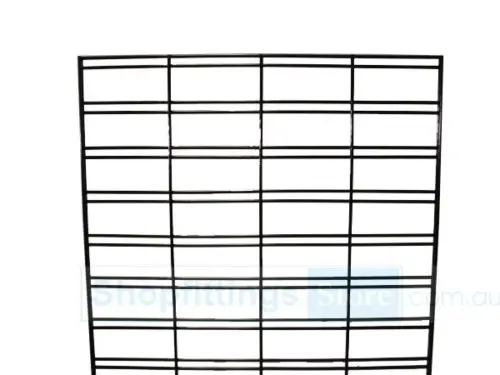 Customized bespoke Chrome L Shaped wire grid wall mesh panel display stand clothing shop fitting equipment