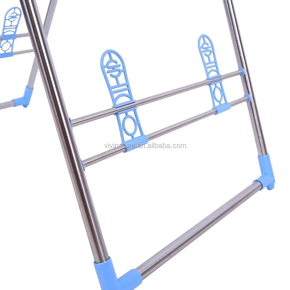 Home Sturday Adjustable Gullwing Drying Rack with Shoe Horns