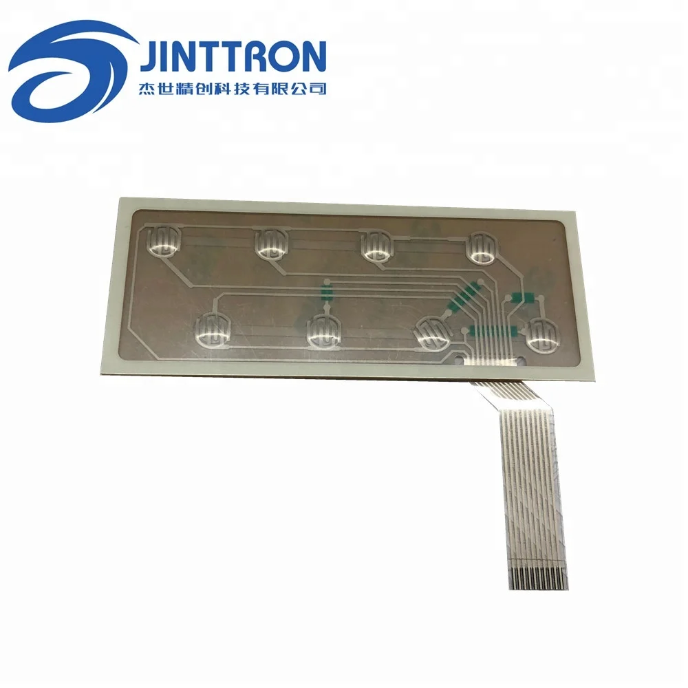Custom flexible printed circuit film circuit can be combined with membrane keypad/ keyboard switch and PCB board