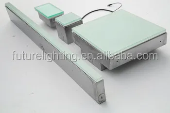 
Outdoor low voltage landscape lighting glass bricks with led paving bricks 