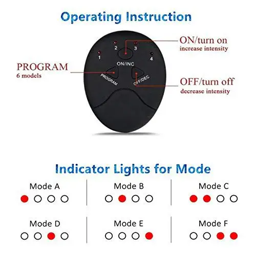 EMS Electric Pulse Treatment Massager Abdominal Compex Muscle Trainer Wireless Sports Muscle Stimulator Fitness Massage
