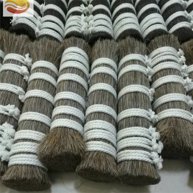 
Wholesale Making Brushes Bundles Double Drawn Natural Brown Horse Mane Hair Horse Hair 