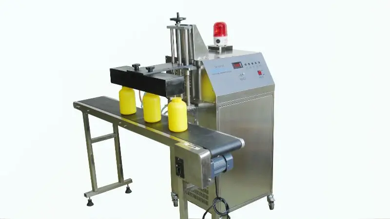 continuous induction sealer machine electromagnetic foil sealer for production line