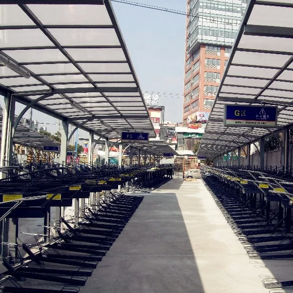 Double-deck bicycle rack/bike storage