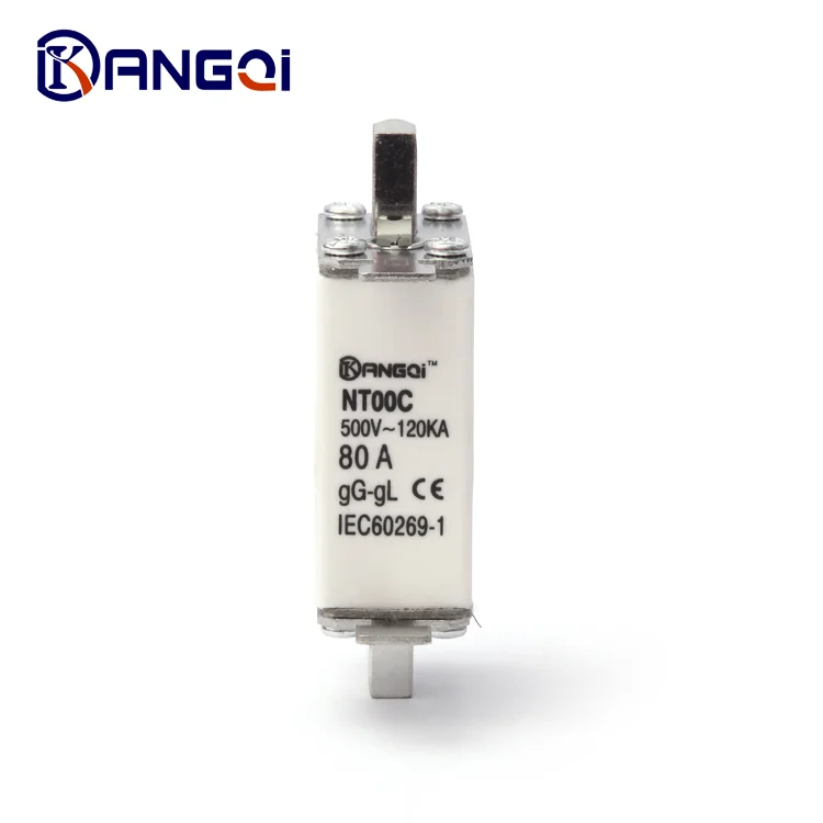 
HRC NT000/NH000 125A fuse link/holder balde fuse ceramic porcelain fuse base 