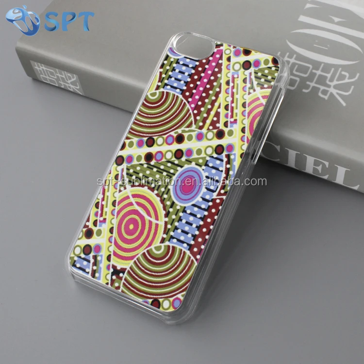 Blank customized 2D sublimation card insert phone case for Iphone 5C