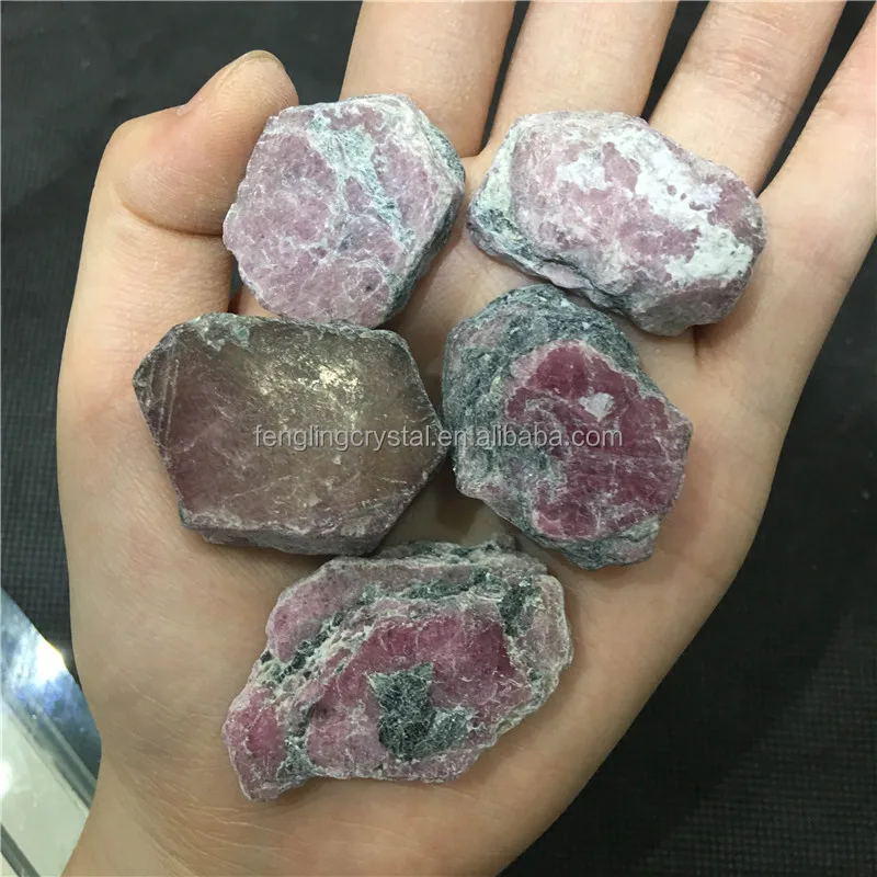 Natural Raw Ruby Gemstone Crystal Mineral Rubine Quartz Rough Stone For Sale