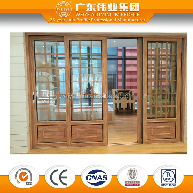 
new design double track aluminium sliding door pictures 