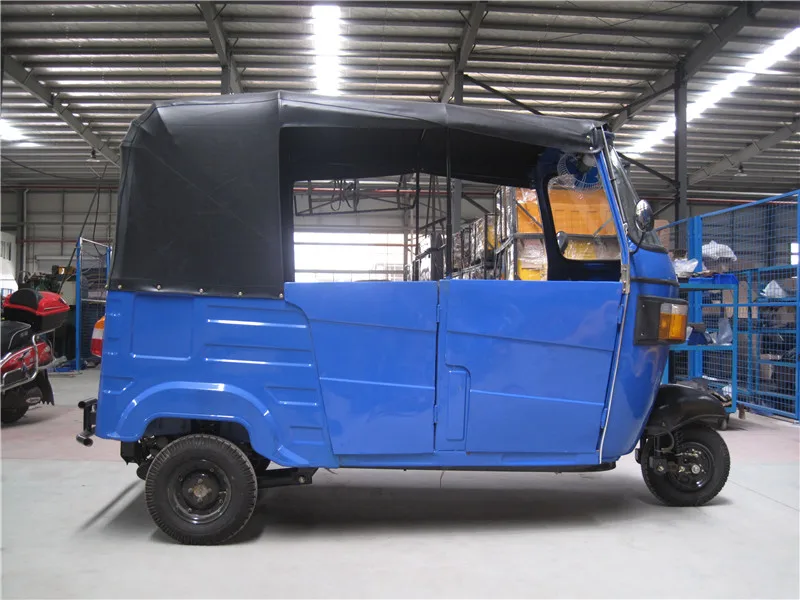 Chongqing adult tricycle bajaj 3 wheel mototaxi tuk tuk with 4 doors