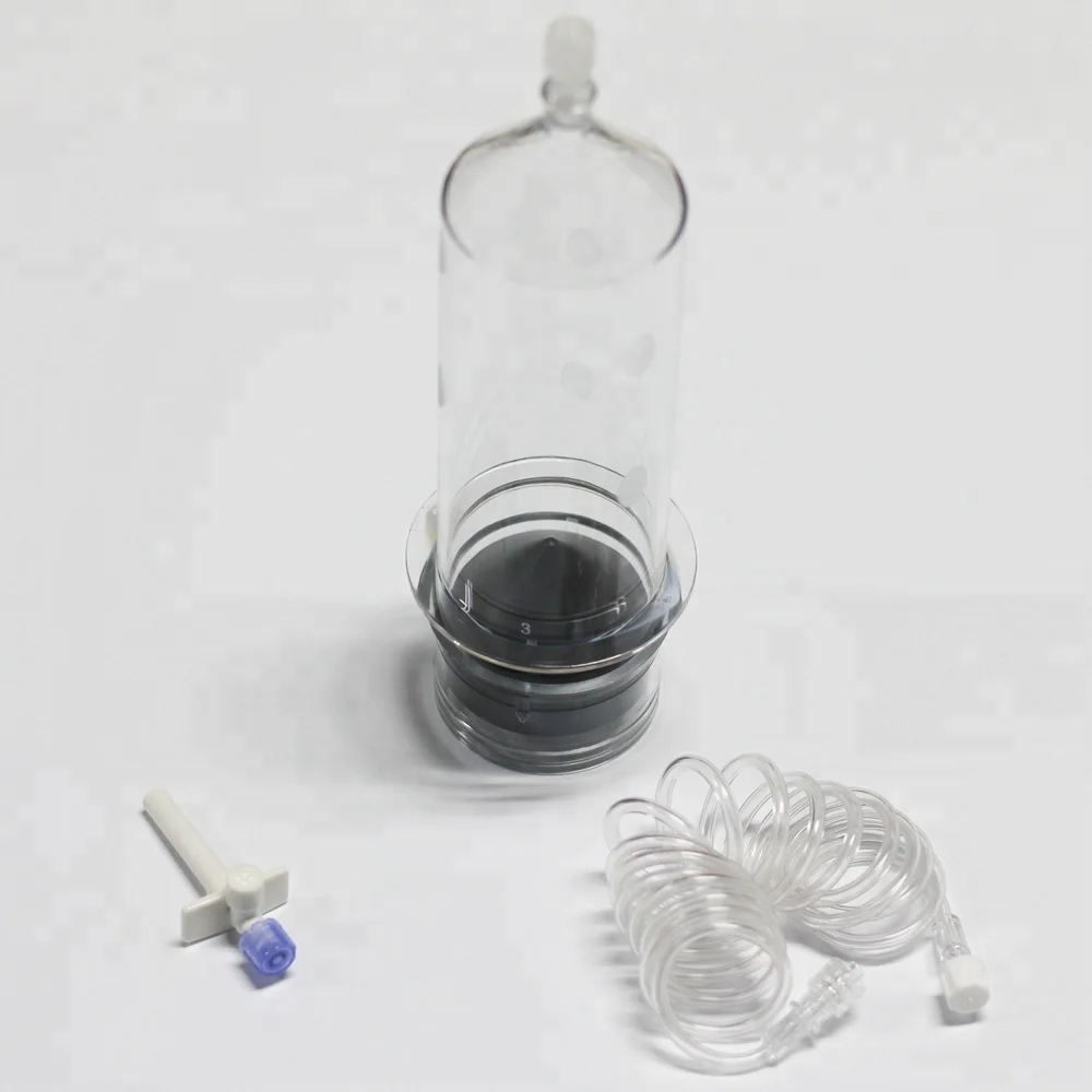 Disposable high pressure ct injector syringe angiographic syringes used for CT DSA MRI